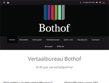 Tablet Screenshot of bothof.nl